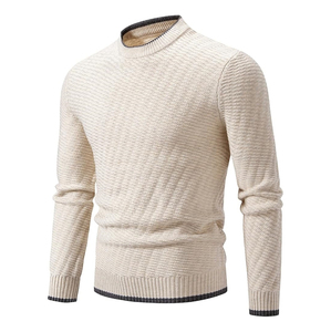 Suéter de Punto para Hombre AL SWANS INTERNATIONAL, Color Marrón, con Cierre, Manga Larga, Diseño Sólido, para Invierno, Corte Regular, Nailon/Cachemira - Product Image 6