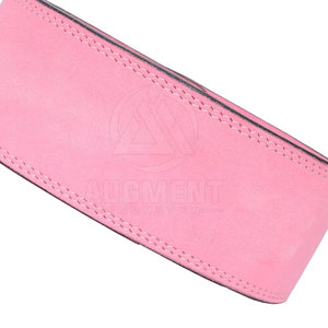 Cinturón de levantamiento de pesas ajustable de cuero para entrenamiento de fuerza y soporte lumbar durante las levantadas - Product Image 6