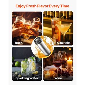 Fusto Corny da 5 Galloni con Chiusura a Sfera in Acciaio Inox SUS304 per Cold Brew, con Doppie Maniglie in Gomma e Fondo Rinforzato in Gomma per Attrezzature di Birrificazione - Product Image 6