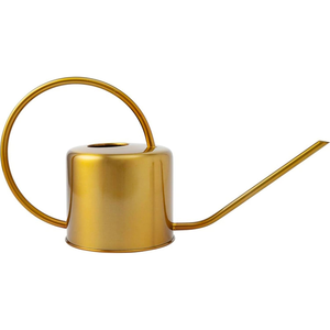 Arrosoir en métal pour plantes, 1,5 litre, arrosoir doré à long bec pour l'intérieur, l'extérieur, le jardin, la maison, le balcon, le bureau, décoratif - Product Image 1