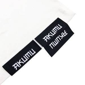 ป้ายทอติดเสื้อยืด ป้ายปลายแขนเสื้อ ป้ายพับขอบ ป้ายตัดขอบด้วยความร้อน เป็นมิตรกับสิ่งแวดล้อม ตัดด้วยเลเซอร์ ปั๊มร้อน โพลีเอสเตอร์ ติดด้วยกาวในตัว ซักได้ - Product Image 2