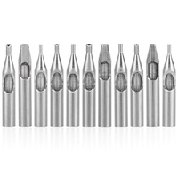 Kit di Punte per Tatuaggi in Acciaio Inox 304, Impermeabili, Leggere ed Ecologiche, Personalizzabili con Marchio del Cliente