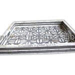 Bandeja con incrustaciones de hueso de madera Natural hecha a mano, plato de servicio personalizado de alta calidad para restaurantes caseros, hoteles directamente, clásico - Product Image 3