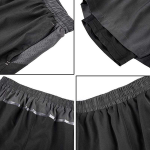 Pantalones Cortos Deportivos Transpirables de Secado Rápido para Hombre con Cintura Elástica para Correr, Entrenamiento y Actividades Deportivas - Product Image 5