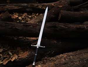 LEGACY BLADES ดาบเหล็กกล้าไร้สนิมทำมือ รุ่นจำลองดาบโบราณ พร้อมปลอกดาบสีแดง ของสะสม ของตกแต่ง แขวนโชว์ งานแต่งงาน วันเกิด - Product Image 3