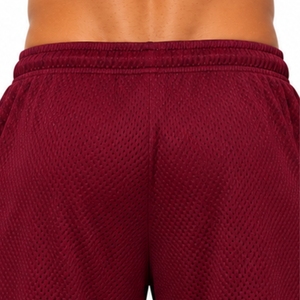 Men Mesh <b>Mid</b> Waist Athletic Shorts Quick Dry Breathable Waterproof Casual Sports Gym Running Basketball Training Loose Fit - Product Image 5