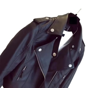 Automne femmes court noir PU veste gothique Punk Style mode moto veste en cuir décontracté sauvage manteau Goth manteaux d'hiver - Product Image 5