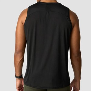 Top Quality <b>men</b> Sports gym tanktops Bodybuilding <b>Singlet</b> Cotton Polyester Gym Vests Training man tank top - Product Image 5