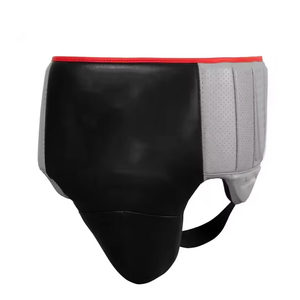 Protège-entrejambe de boxe en PU, écologique, noir, gris, rouge, pour toutes les saisons, équipement d'entraînement - Product Image 2
