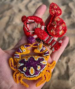 Bohemian Embroidered Beaded <b>Keychain</b> Handmade Gift for Her with Premium Craftsmanship Luxury Floral Embroidery Beaded <b>Keychain</b> D - Product Image 1