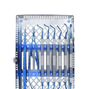 Kit Básico de Microcirugía Oral, Set de Cirugía Periodontal, Instrumentos Dentales de Titanio Azul, Kit de Herramientas con Certificación CE de Grip Surgical - Product Image 5