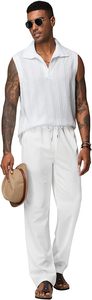 Ensemble de vêtements de détente pour homme personnalisable, en coton léger de qualité supérieure, écologique, doux, respirant, confortable, coupe décontractée - Product Image 3