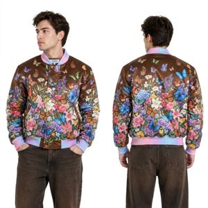 <b>Green</b> Digital Camouflage Satin Bomber Lightweight Polyester Breathable Rib Trim Athletic Street Fashion Jackets - Product Image 5