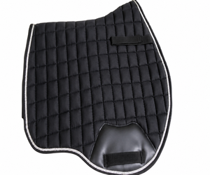 Tapis de selle d'équitation en polycoton matelassé, profilé, personnalisable, protection de haute qualité, logo personnalisé, équestre - Product Image 1