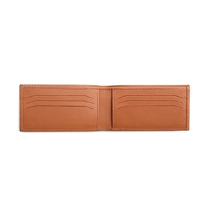 Cartera de Cuero Genuino Crazy Horse Bifold, Estilo Vintage Simple, Hecha a Mano, para Hombre, Cuero de Grano Completo, Venta al Por Mayor de Fábrica - Product Image 2