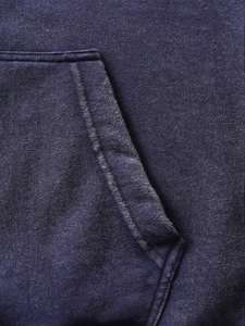 Sweat à capuche décontracté et élégant pour homme Street Life, coupe ample, effet délavé, poches kangourou, coupe-vent, personnalisable - Product Image 4