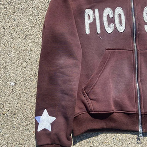 2 Pcs Sweatsuit Track Autumn Distressing Embroidery Zip Hoodie Shorts <b>Sets</b> Men's Printed <b>Knitted</b> Hooded Sweatshirt <b>Set</b> Casual - Product Image 4