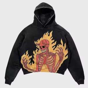 Sudaderas con Capucha para Hombre, Diseño Personalizado al por Mayor, 100% Algodón, Felpa, OEM, Ecológicas, Invierno, Gruesas, Bordadas, Sólidas - Product Image 2