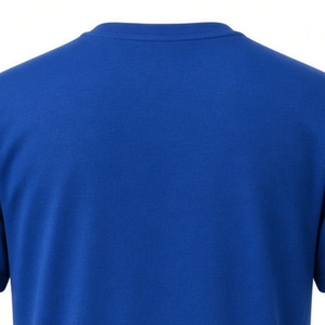 Camiseta Zeta Phi Beta para Mujer, Azul Rey, Azul Marino Tonal, Aplique de Letras Griegas en Sarga, Cuello Redondo ZOB, Manga Corta, Algodón, Camiseta de la Hermandad - Product Image 4
