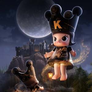 POPMART MEGA ROYAL MOLLY 400% Figura de Acción de Anime Auténtica de PVC, Muñeca Coleccionable para Decoración del Hogar, Sorpresa Misteriosa - Product Image 5