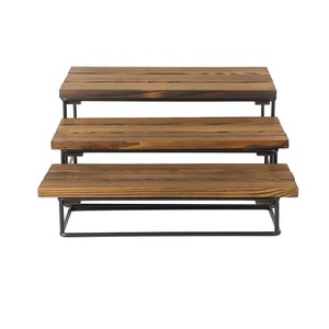 Élégant support à cupcakes en bois fait main, présentoir naturel pour gâteaux, pâtisseries, muffins et décoration de table de desserts - Product Image 6