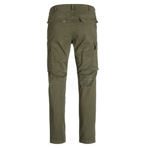 New Arrival Straight Casual <b>Cargo</b> Pant Mid Durable 100% Cotton Breathable Eco-Friendly Multiple Storage Options for Outdoor <b>Work</b> - Product Image 2