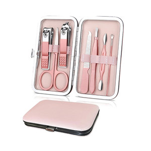 Custom Made Fashionable Stainless Steel Accessories <b>Manicure</b> Pedicure <b>Kit</b> with Customized Color for Personal Care - Product Image 1