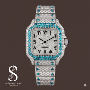 Reloj de Lujo con Diamantes Moissanite para Hombre, Joyería de Moda, Plata de Ley 925, Estilo Hip Hop, Movimiento Automático, para Negocios - Product Image 1