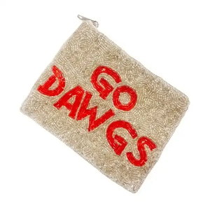กระเป๋าใส่เหรียญปักลูกปัดทำมือ ดีไซน์งานปักลูกปัดโดย md handicraft - Product Image 1