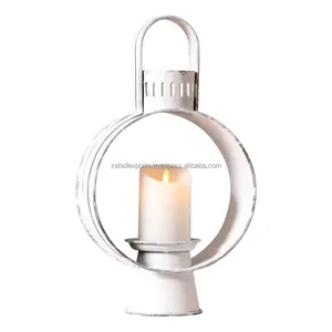 Élégant porte-bougie en fer forgé pour la décoration intérieure, idéal pour la table de salle à manger, les fêtes de Noël, les maisons de campagne et les salons de luxe. - Product Image 2