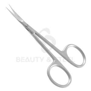 Ciseaux à cuticules professionnels avec des pointes incurvées extra-affûtées et une finition en acier inoxydable pour une manucure de précision - Product Image 5