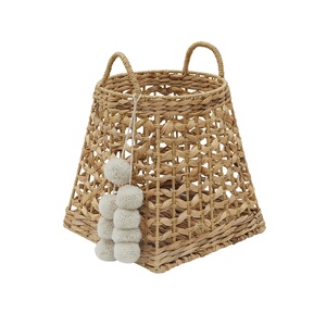 Vietnam Factory Water Hyacinth <b>Basket</b>, New Arrival Design Water Hyacinth Opened Weaving <b>Basket</b> in Viet Nam - Product Image 3