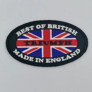 Patch House Embroidery Patch Circle Iron-On Woven Fabric Decorative <b>Badge</b> - Product Image 6