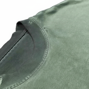 T-shirt décontracté pour homme, vert uni, manches courtes, respirant, tricoté, teinture unie, pour l'été - Product Image 6