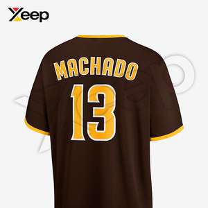 เสื้อเบสบอลผู้ชาย XEEP Customize รุ่น XC-BBU-19 พิมพ์ลายด้วยความร้อน ผ้าโพลีเอสเตอร์ แขนสั้น ระบายอากาศได้ดี ทรงสปอร์ต - Product Image 4