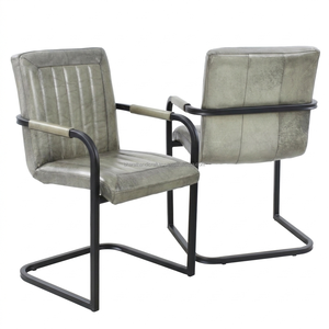 Sillas de Comedor Tapizadas con Respaldo Alto y Patas de Hierro Resistentes para una Comida Diaria Cómoda - Product Image 5