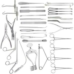 32pcs Manual Cranial Surgery Set Stainless Steel <b>Instruments</b> for Brain and Spinal <b>Neurosurgery</b> By Dentavex - Product Image 2