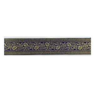 Cinta de encaje jacquard trenzada con diseño de espiga, resistente, reciclada, bordada y personalizada - Product Image 2