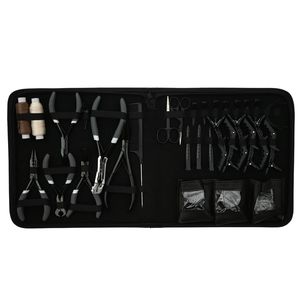 Best Hair <b>Extension</b> Tool Kit with Microbead Pliers Tape In Plier Keratin Bond Remover Wig Threads <b>Bead</b> Boxes & Sectioning Clips - Product Image 5