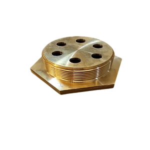 Brida de latón BSP de 2 pulgadas de alta resistencia con 6 orificios para tubo de 8.5 mm, elemento calefactor eléctrico, montaje seguro de equipos - Product Image 3