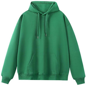 Sudadera con capucha de algodón 100% de 420GSM/320GSM para hombre, estilo urbano, anti-bolitas, lisa, para invierno - Product Image 2