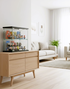 Vitrine de présentation moderne en verre trempé TMG-G256 pour bar à domicile, cuisine, salle à manger, salons, chambres et hôtels - Product Image 4