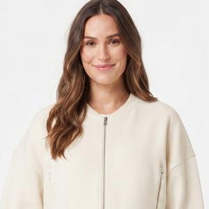 100% Cotton Fleece <b>Maternity</b> Nursing <b>Jackets</b> Women Breastfeeding Hospital <b>Jacket</b> Ladies OEM Zipper <b>Maternity</b> Bomber Coat Women's - Product Image 5