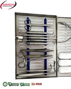 Kit Quirúrgico para Implantes Dentales Surtechs No. 2 con Caja, Juego de Instrumentos de Acero Inoxidable, Manual, Certificado CE - Product Image 2