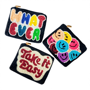 Monederos de la Mejor Calidad Hechos con Telas y Cuentas - Bolsas con Cierre Disponibles con Opciones Personalizadas - Product Image 1