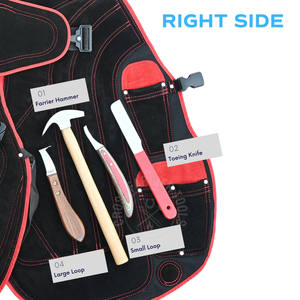 Kit de Herraje para Caballos de Alta Resistencia con Herrador de Tipo Alligator, Martillo, Alicates, Extractor de Clavos, Cuchilla para Lazos, Cortador de Pezuñas y Lazo para Abcesos - Product Image 4