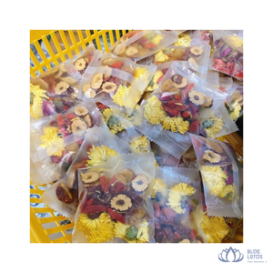 สินค้าขายดี |   ชาผลไม้และดอกไม้รวมชนิดซอง รสชาติอร่อย ชาสมุนไพรสำหรับดื่มทุกวันจากเวียดนาม - Product Image 1