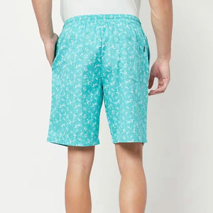 Relaxed 100% Cotton Private Label Men's Solid Waterproof Eco-Friendly Breathable Quick Dry Summer Sporty Shorts Elastic Waist - Product Image 2