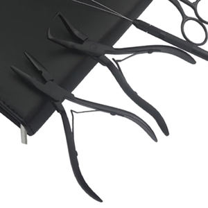 Pinzas de Acero Inoxidable de Color Sólido para Extensiones de Cabello, Herramientas para Colocar Extensiones de Cabello, Venta al Por Mayor - Product Image 4