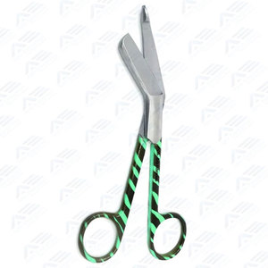 First Aid Instruments 5.5 Nursing Scissors Blunt Tip Distinctive <b>Keyring</b> Medical Lister Bandage Scissor Perfect Nurses Scissors - Product Image 6